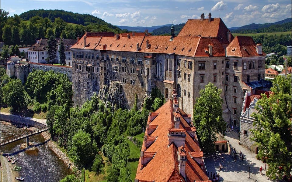 Le château et la vieille ville de Český Krumlov